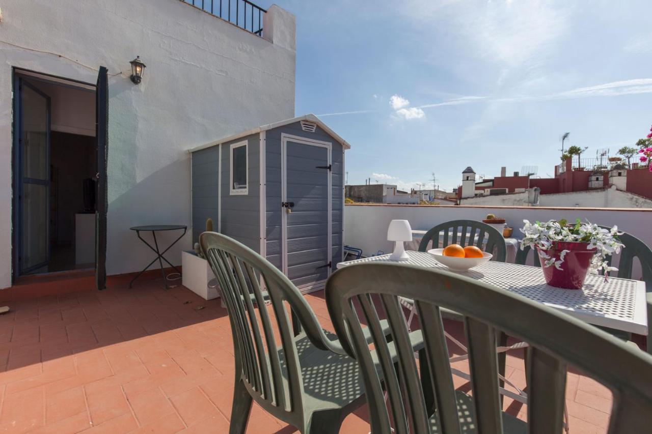 Espectacular Apartamento Con Terraza Privada Parking Sevilla Bagian luar foto
