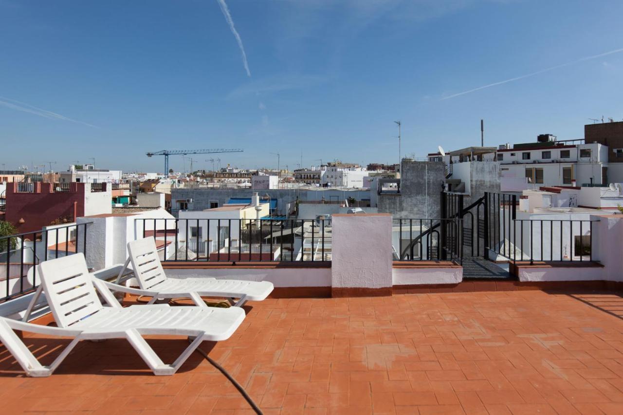 Espectacular Apartamento Con Terraza Privada Parking Sevilla Bagian luar foto