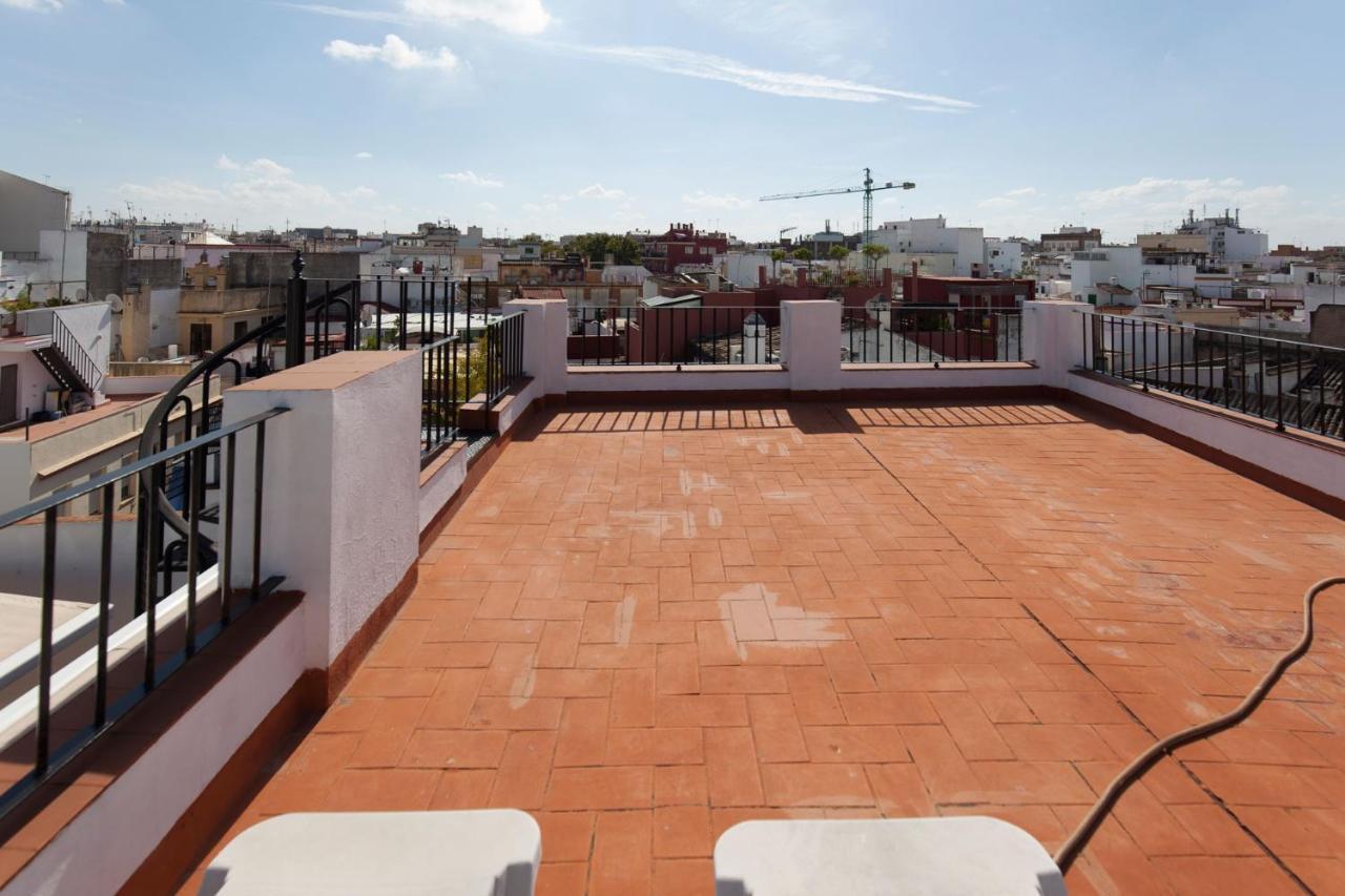 Espectacular Apartamento Con Terraza Privada Parking Sevilla Bagian luar foto