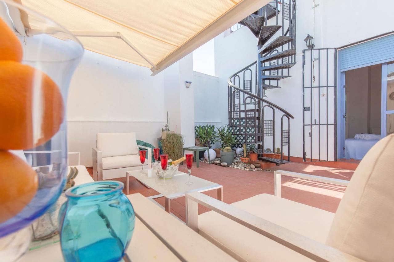 Espectacular Apartamento Con Terraza Privada Parking Sevilla Bagian luar foto