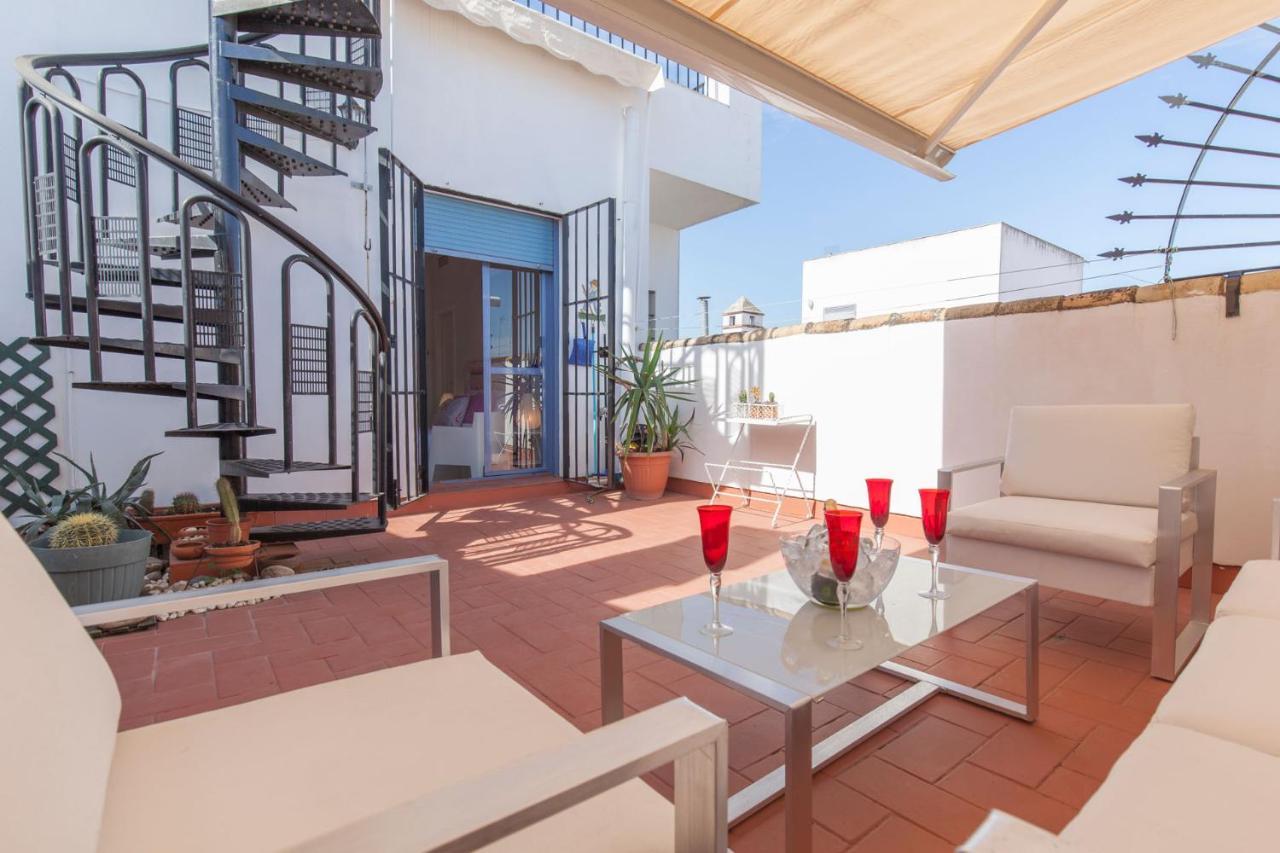 Espectacular Apartamento Con Terraza Privada Parking Sevilla Bagian luar foto